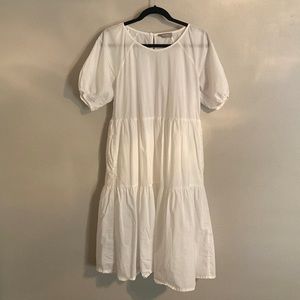 Everlane Midi Puff Sleeve Dress